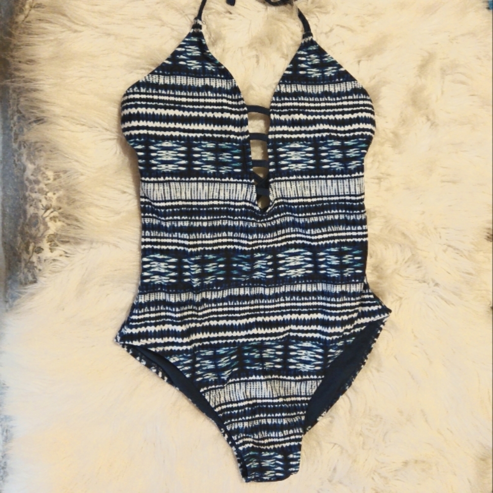 NWOT Navy Blue One Piece Swimsuit
